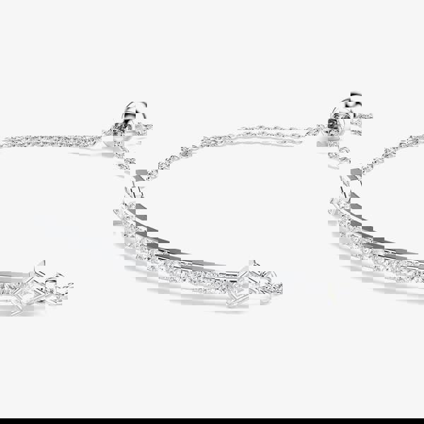 Swarovski Idyllia Rhodium Plated Silver Arrow Sliding Bracelet 5741523