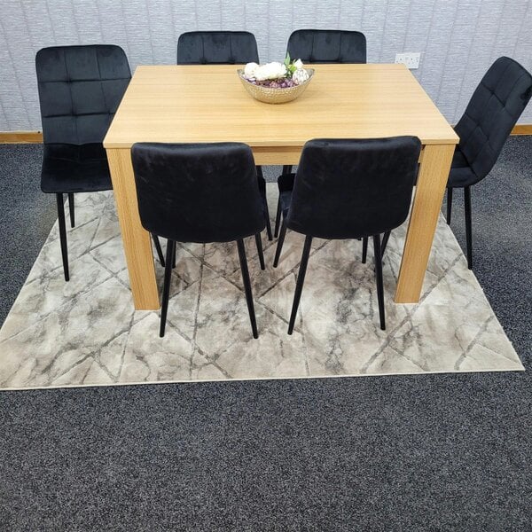 Kosy Koala Dining Table Set with 6 Chairs Dining Room and Kitchen table set of 6