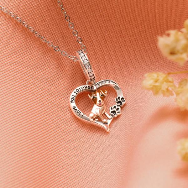 Parus Home Jack Russell Sterling Silver Necklace Keepsake Gift