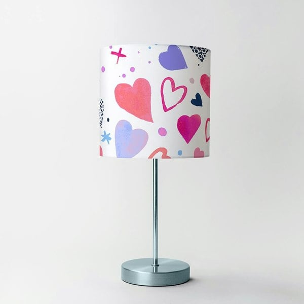 Hearts Table Lampshade - Happy Linen Company