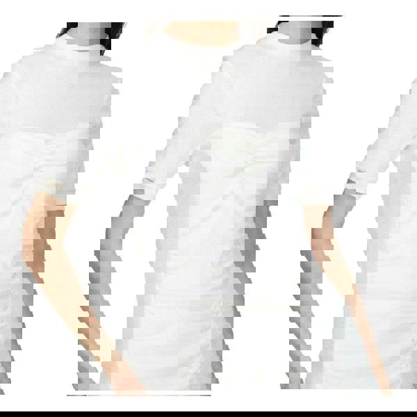 Nike Womens/Ladies Ruched Sports T-Shirt - White - 