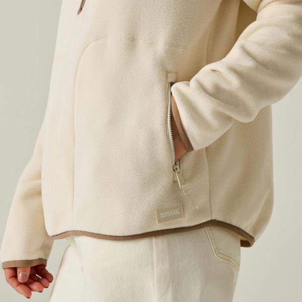 Regatta Womens/Ladies Frankie Half Zip Fleece - Light Vanilla/Mocha - 