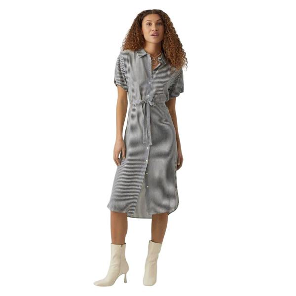 Vero Moda Womens/Ladies Midi Shirt Dress - Snow White - 