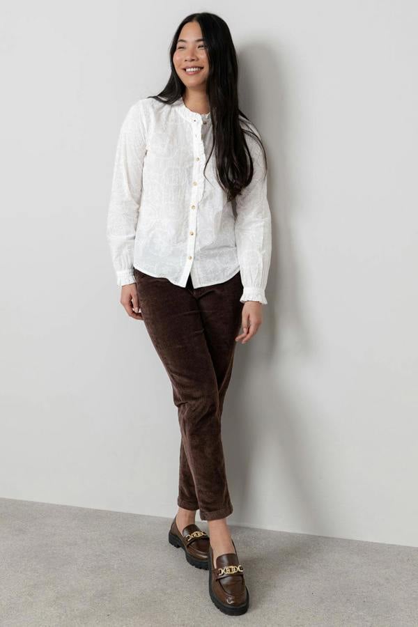 Lily & Me Brookend Stretch Cord Trouser Chocolate