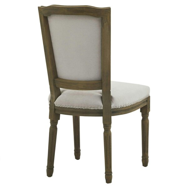 Wyld Haus Vernet Mid Century Upholstered Grey Dining Chair