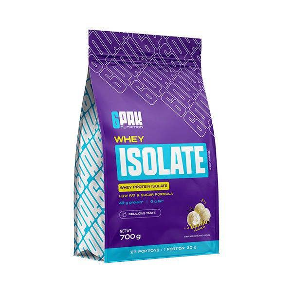 6PAK  Whey Isolate, Vanilla - 700g