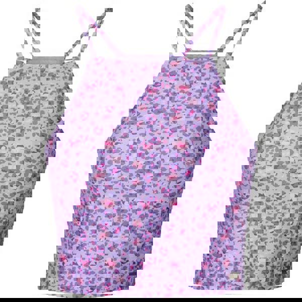 Trespass Womens/Ladies Harlow Leopard Print Swim Top - Gelsomino