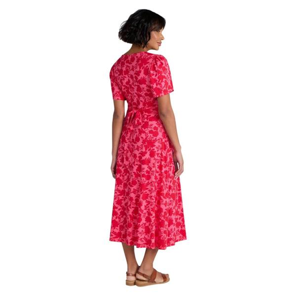 Mountain Warehouse Womens/Ladies Como Flowers Midi Dress - Coral - 