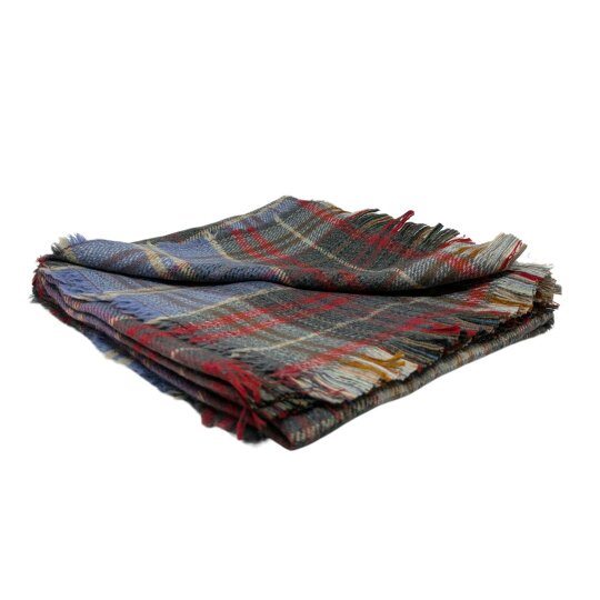 Able2 Wool Blanket - Blue and Green