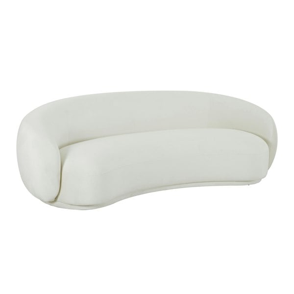 Furniture Edit Kendall Cream Velvet Sofa