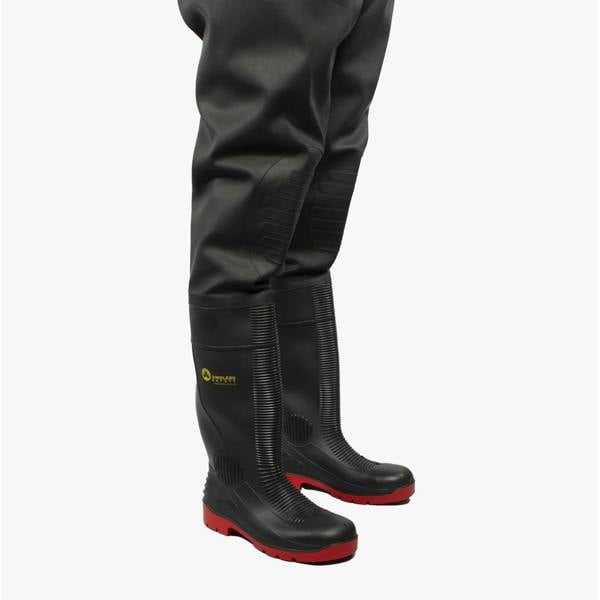 Amblers Safety DANUBE Safety Waders in Red