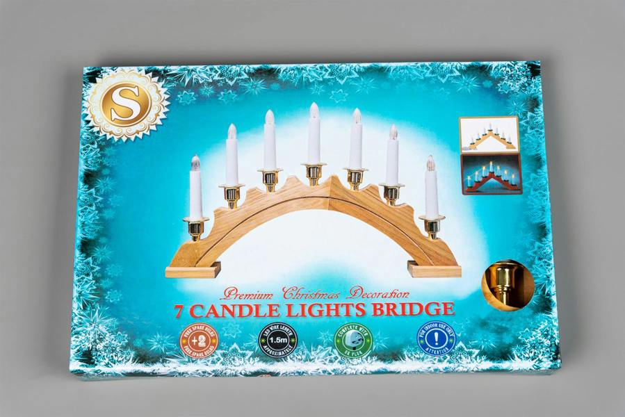 440mm Wooden Arc Decorative Christmas Display for Indoor and Sheltered Outdoor Seasonal Styling image 6