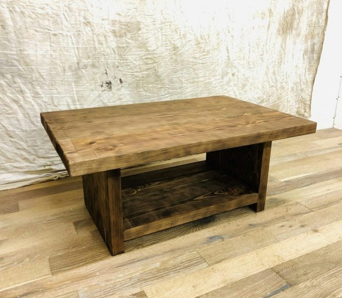 The Bespoke Carpentry Co Farmhouse Coffee Table with Storage