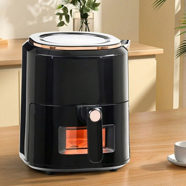 5L Digital Touchscreen Air Fryer Kitchen Appliances Living and Home Black