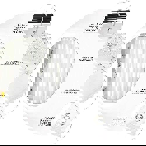 KAV White Shower Curtains, Mould Proof & Mildew Resistant Extra Long/Extra Wide Shower Curtain Liner 100% Polyester (Choose your size from Drop down)