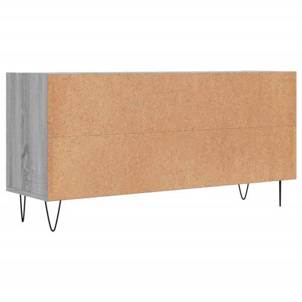 Berkfield TV Cabinet Grey Sonoma 103.5x30x50 cm Engineered Wood