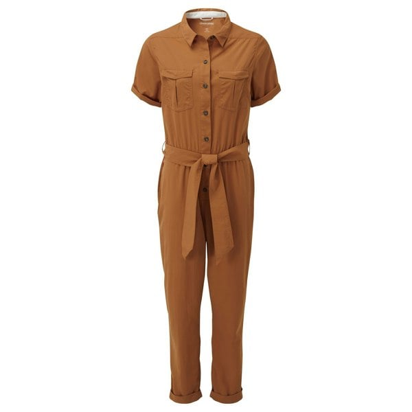 Craghoppers Women's Rania Nosilife Jumpsuit - Toasted Pecan