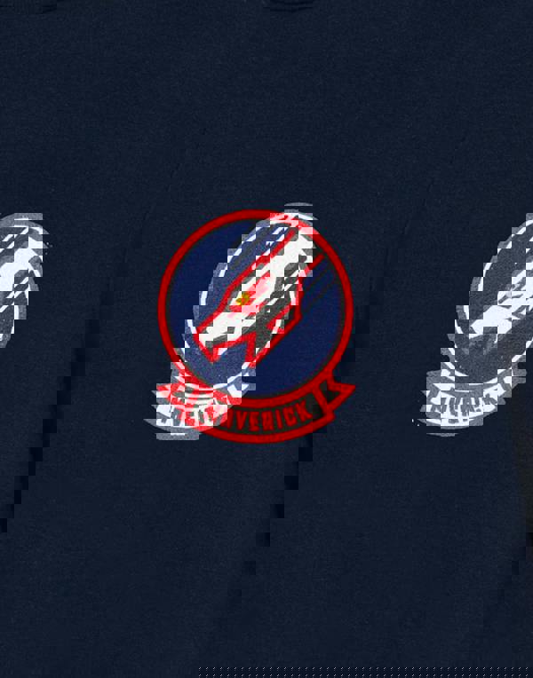 Top Gun Mens Blue Movie Logo Short Sleeved T-Shirt