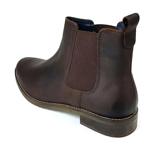 Frank James Aintree Ladies Leather Pull On Chelsea Boots