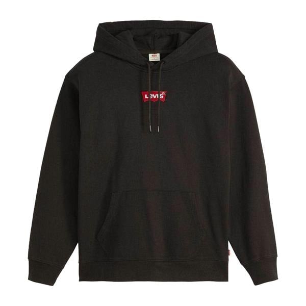 Levis Mens Batwing Relaxed Fit Hoodie - Black - 