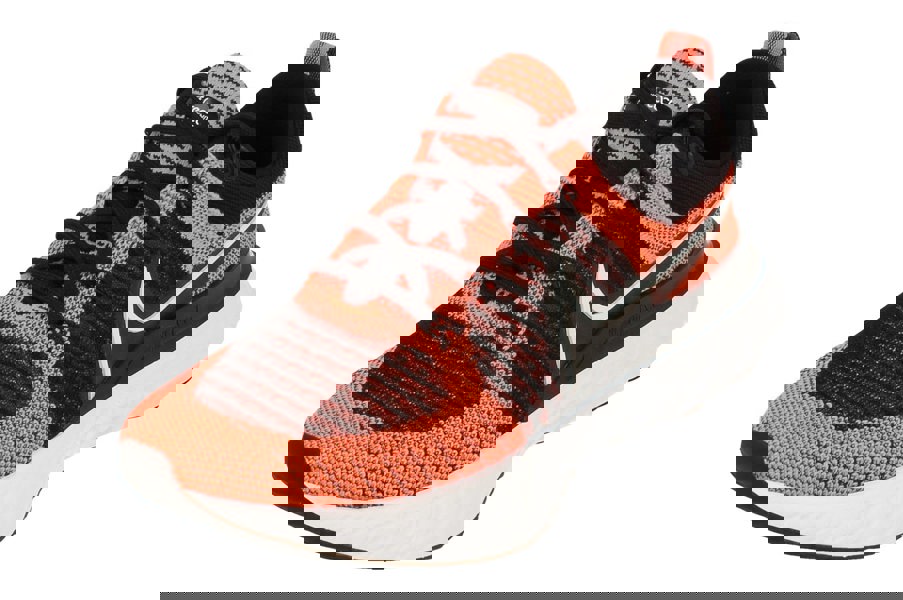 Nike Womens React Infinity Run Flyknit 2 Ct2423  800 - Bright Mango White Black 800 - Photo 0