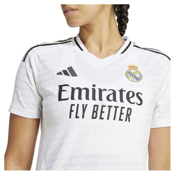 Adidas Womens/Ladies Authentic 24/25 Real Madrid CF Home Shirt - White - 