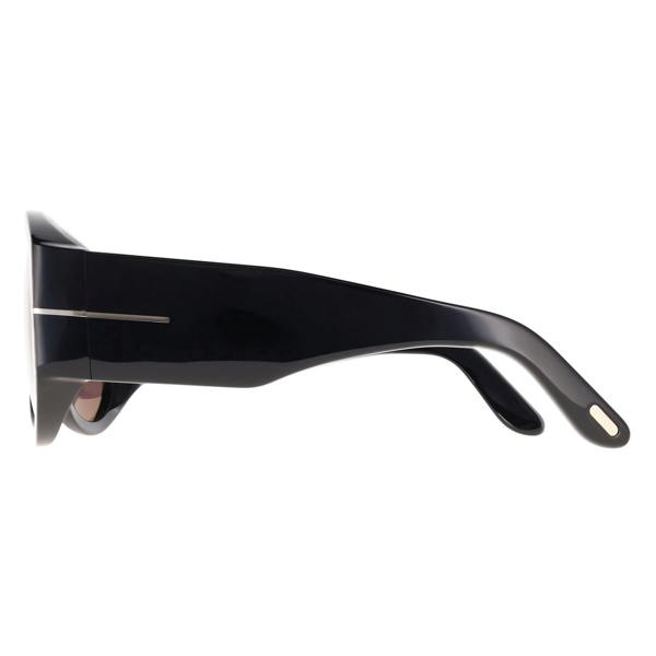 Tom Ford Sunglasses Bronson FT1044 01A Shiny Black Grey Light Mirror