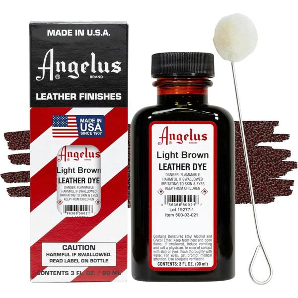 Angelus Leather Dye - Permanent Deep Penetrating Colour Change 3oz