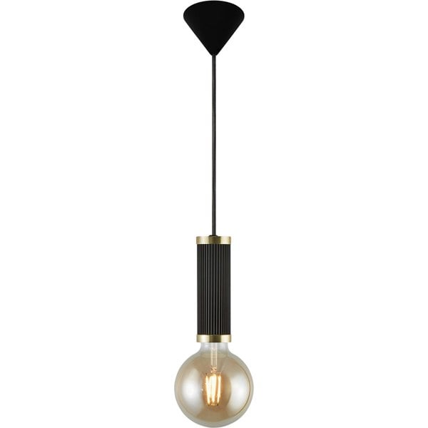 Nordlux Galloway | Pendant Kit | Black/brass