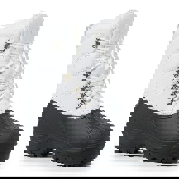 VIVA Polar Mens Nylon Mesh Overlay Waterproof Lace Up Winter Snow Boots