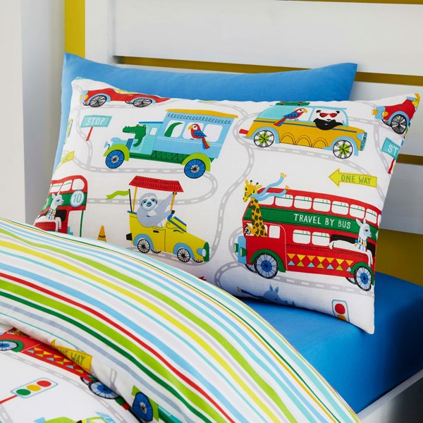 Happy Linen Company Zoo Escape Transport Bedding Set