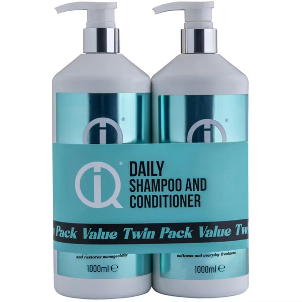 IQ Intelligent Haircare IQ Daily Shampoo & Conditioner Twin Pack - 1 Litre