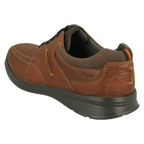 Clarks Mens Clarks Stitch Detailed Lace Up Shoes Cotrell Walk