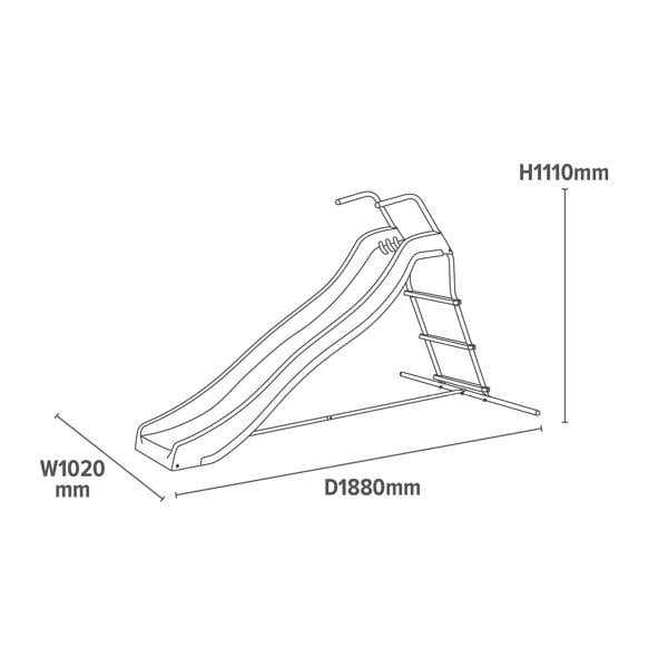 Liberty House Toys Kids Wavy Slide with Water Feature