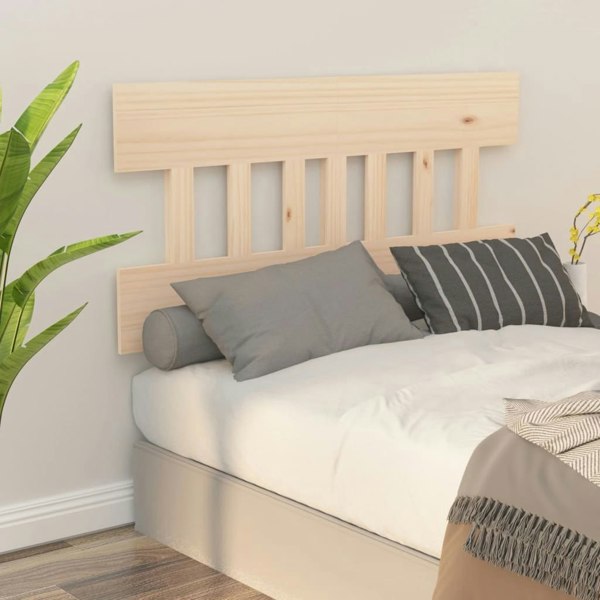 Berkfield Bed Headboard 123.5x3x81 cm Solid Wood Pine