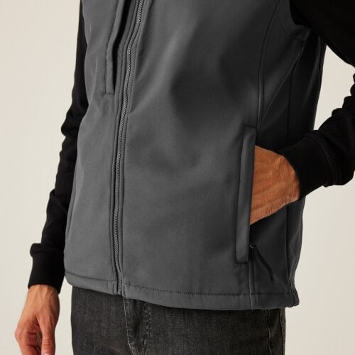 Regatta Mens Flux Softshell Body Warmer - Seal Grey/Seal Grey