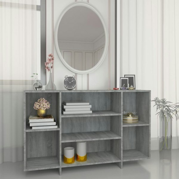 Berkfield Sideboard Grey Sonoma 120x30x75 cm Engineered Wood
