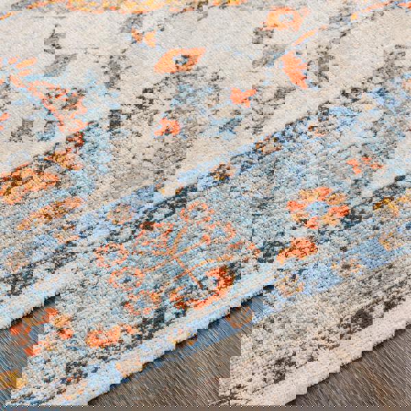 Livabliss Huntington Beach-Vintage Orange Blue Beige In- & Outdoor Rug