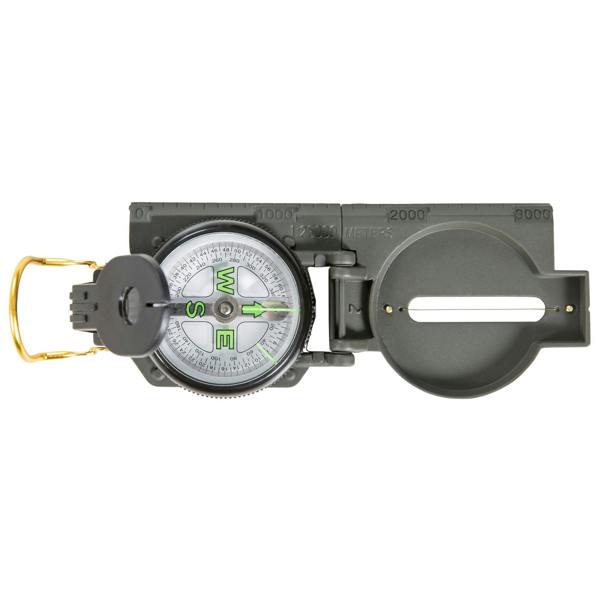 Trespass Artilary Sighting Compass - Grey - 