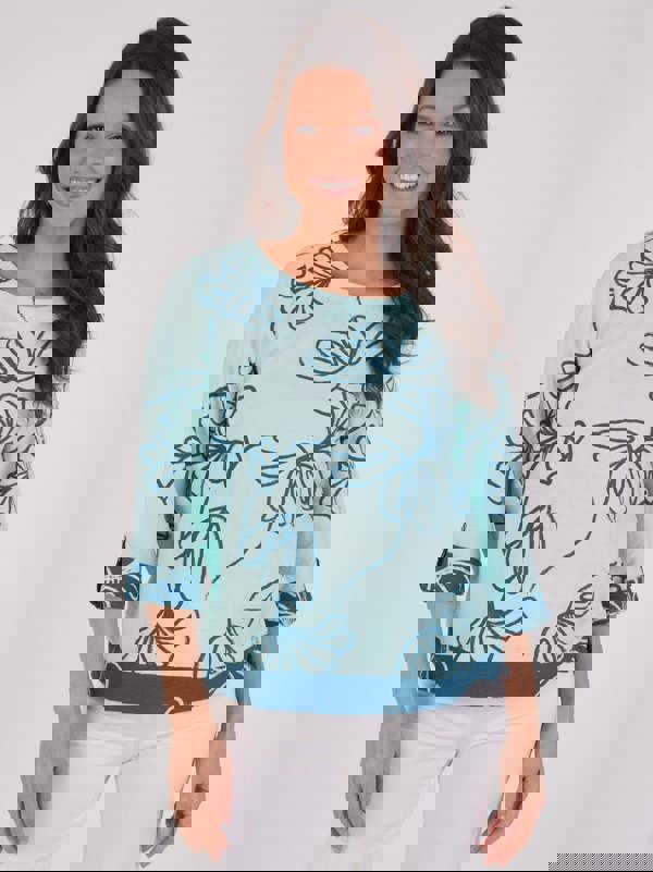 VIZ-A-VIZ Floral Printed Top