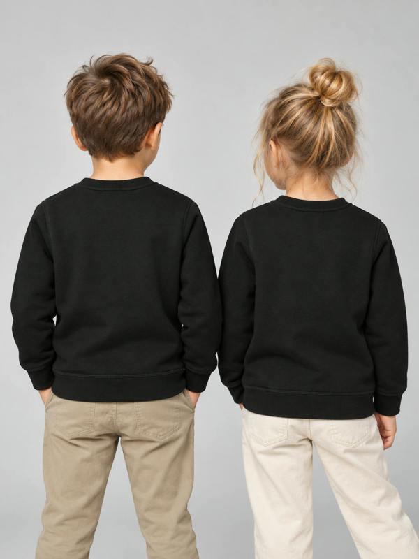 Childsplay Kids Cotton Sweatshirt in Black