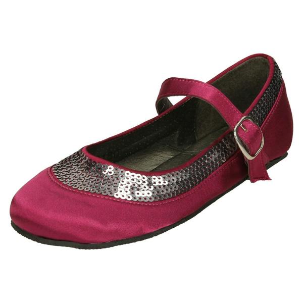 Spot On Girls Spot On Flat Ballerina Sequin Detail