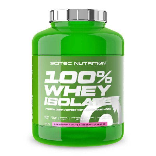 SciTec 100% Whey Isolate, Strawberry White Chocolate - 1816g