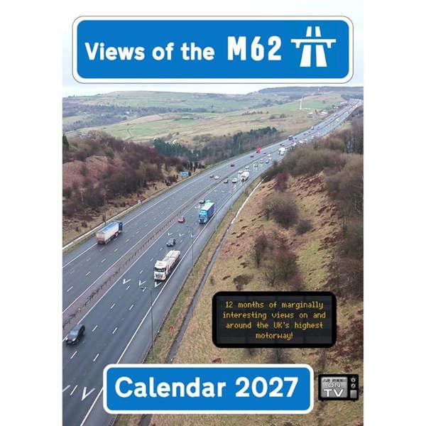 Views of the M62 A3 Calendar 2027, Wall Calendars, Month To View, Travel, Gift