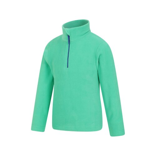 Mountain Warehouse Childrens/Kids Camber II Half Zip Fleece Jacket - Dark Green