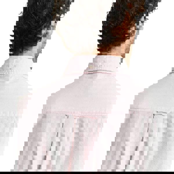 Gant Mens Oxford Regular Short-Sleeved Shirt - Pink - 