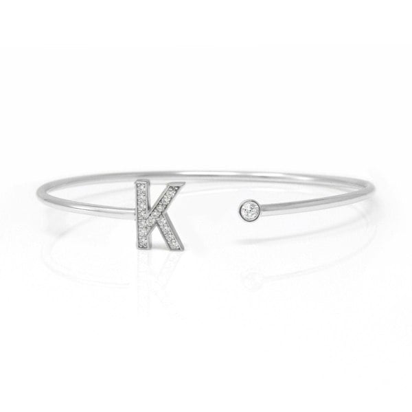 Say It With Me and Mine Bangle - Sterling Silver