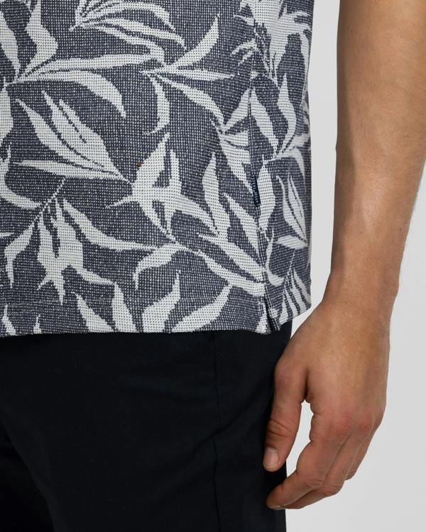 Steel & Jelly Oval - Leaf Jacquard Short Sleeve Shirt
