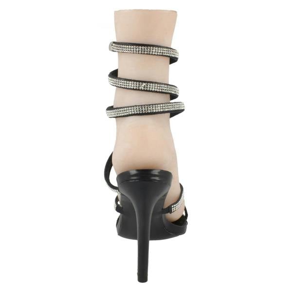 Anne Michelle Ladies Anne Michelle Strappy Diamante Heels
