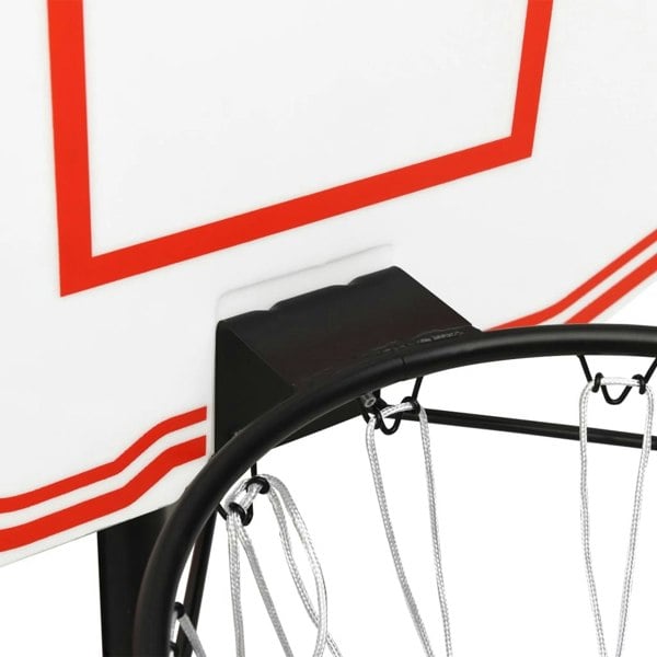 Berkfield Basketball Backboard White 90x60x2 cm Polyethene